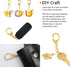 Roctee 50 pcs Lobster Clasp Key, Keychain Clip, Swivel Clasps Lanyard Snap Hook, DIY Crafts Key Chain, Lobster Claw Clasp...